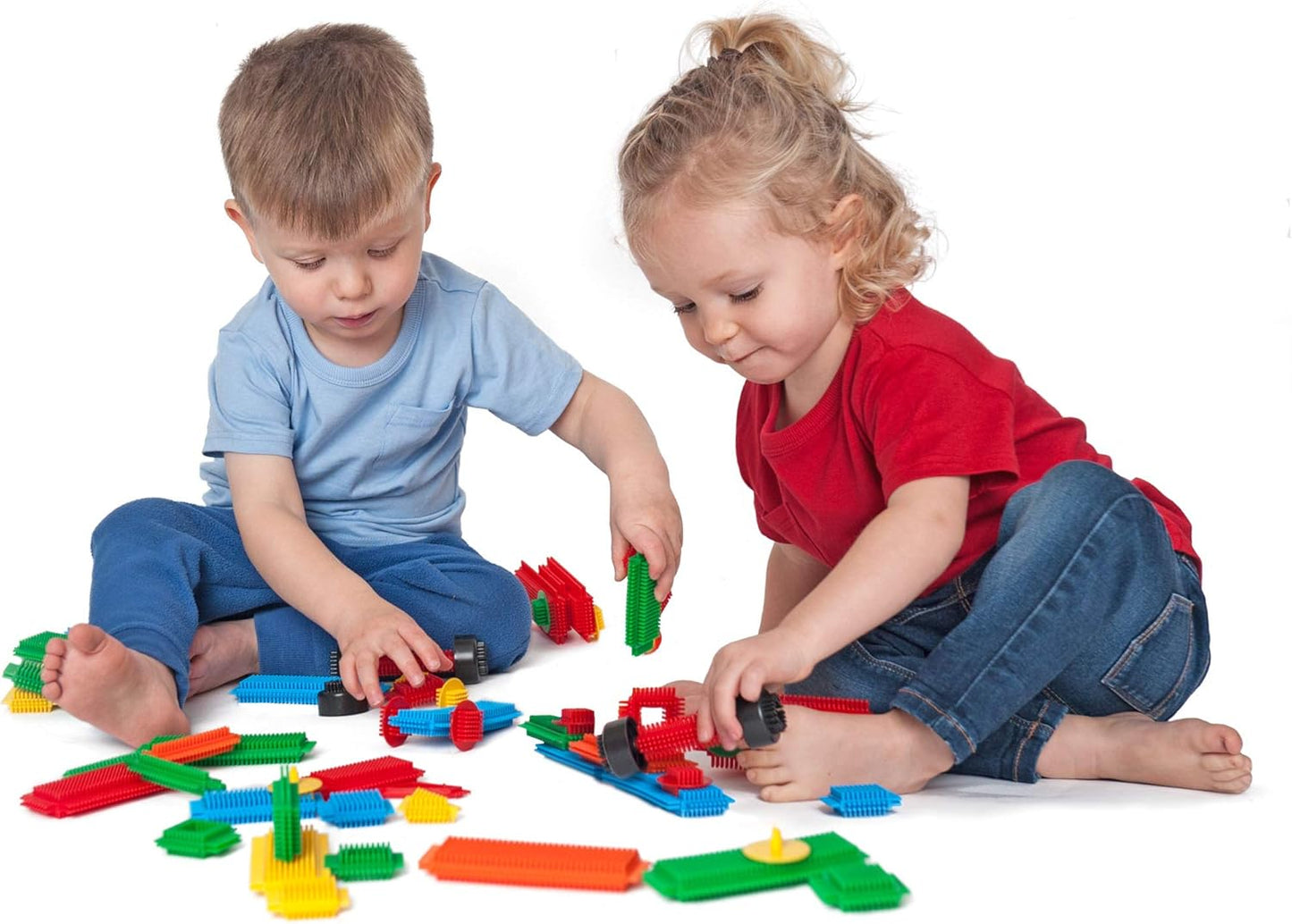 John Adams | Fun Bricks 100 Piece Set: Build and play | Preschool Building Block