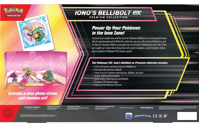 Pokémon TCG: Iono’s Bellibolt ex Premium Collection