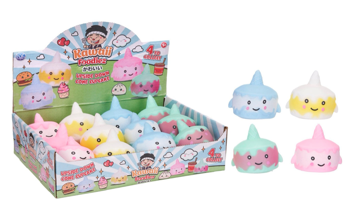 Kawaii Foodiez Upside Down Cone Cupcake