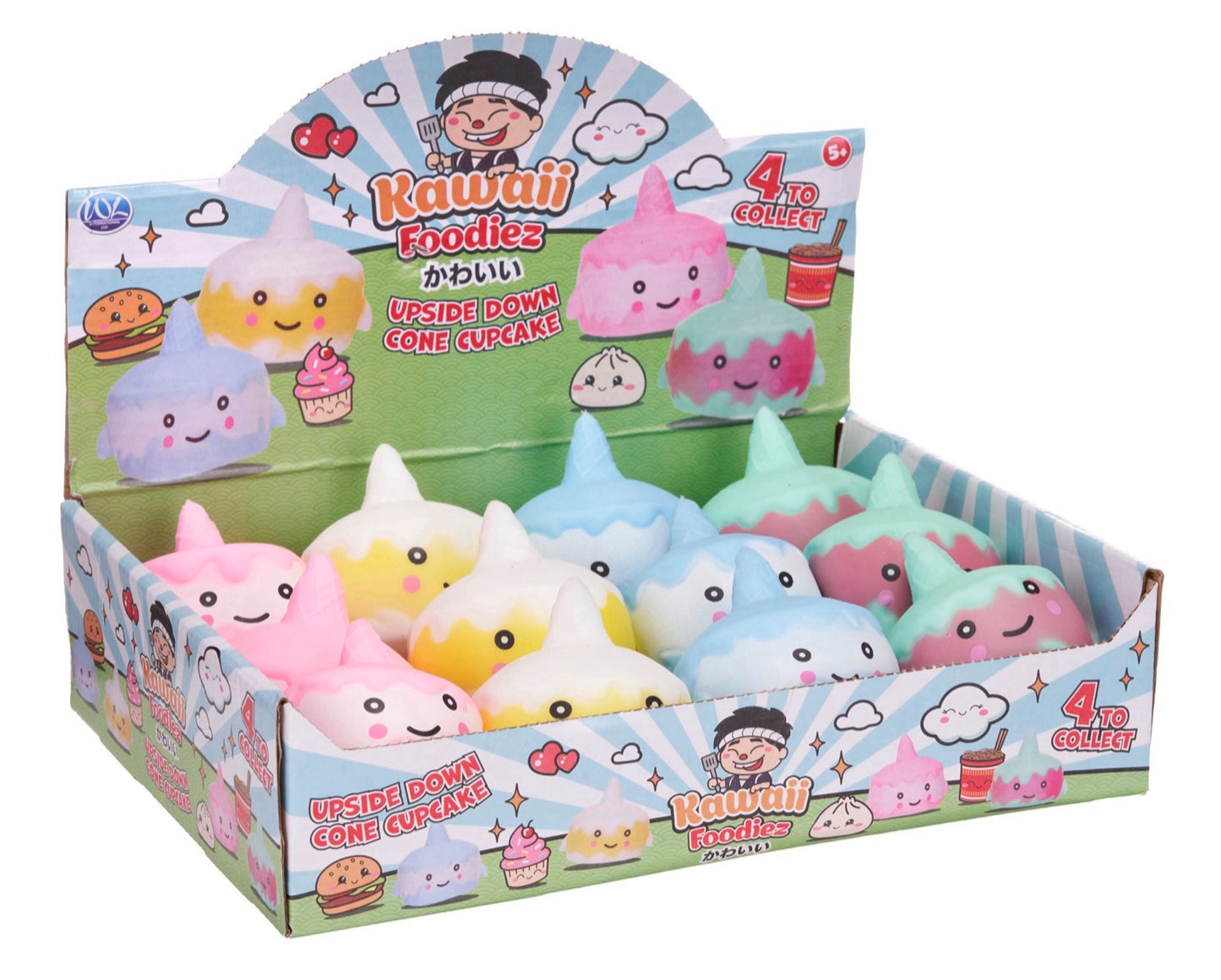 Kawaii Foodiez Upside Down Cone Cupcake