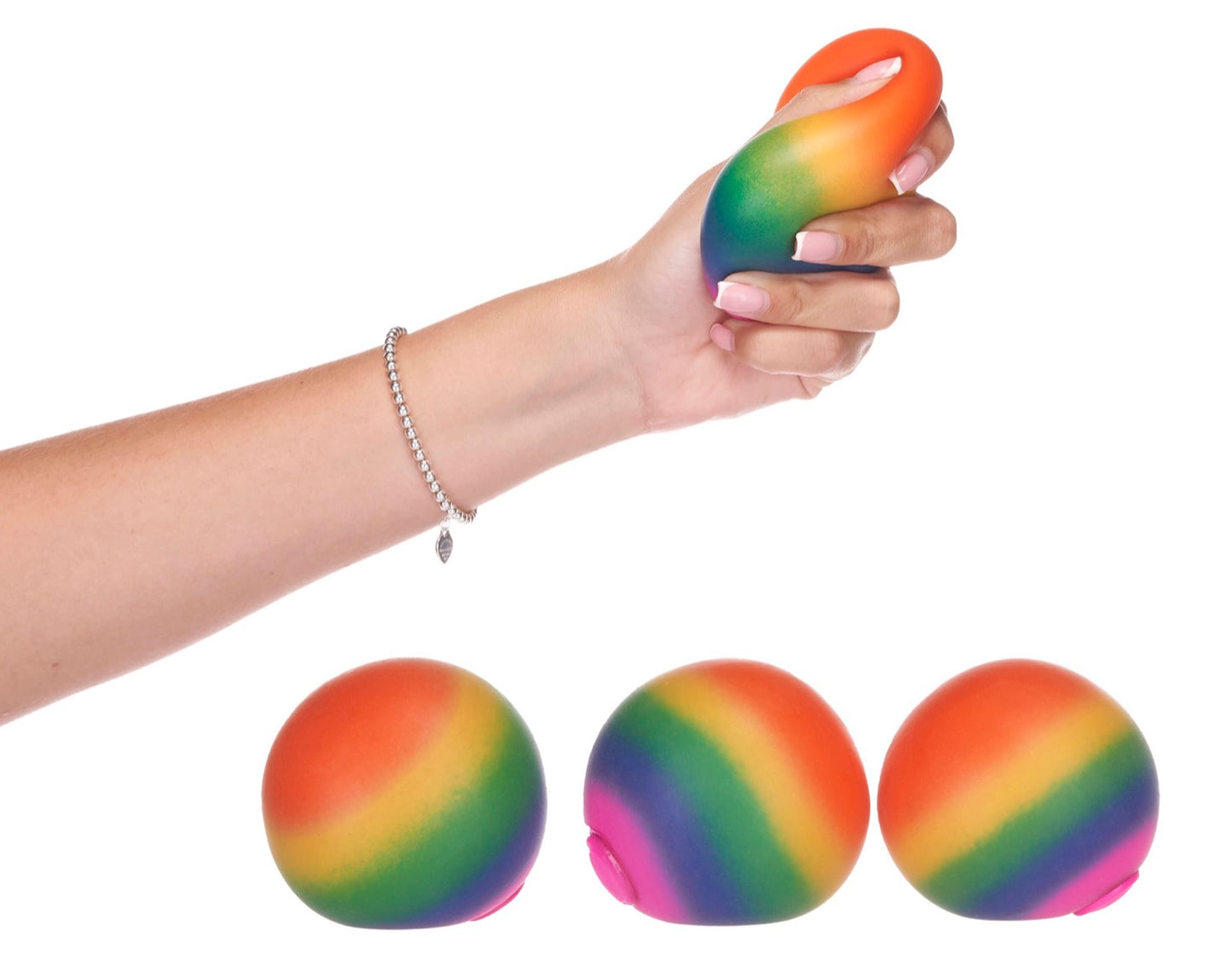 Knead Doh Rainbow Stress Ball - Squishy & Fun!