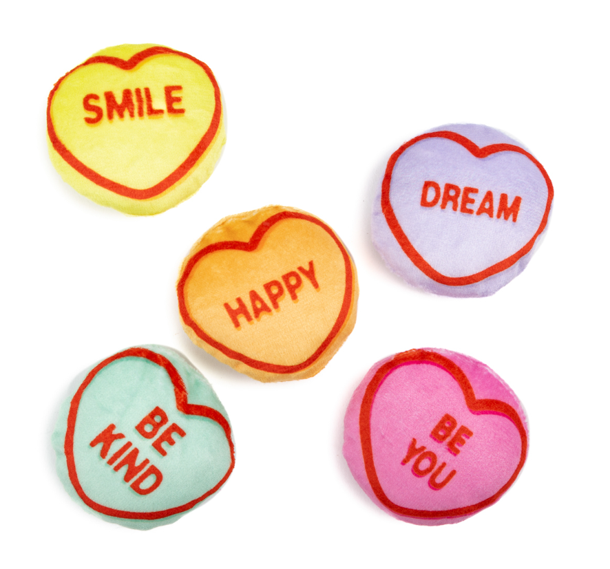 Swizzels Mini Sweets Plushie Friends - Love Hearts