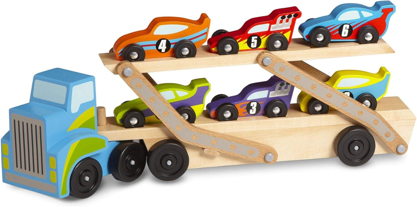 Melissa & Doug Mega Race-Car Carrier