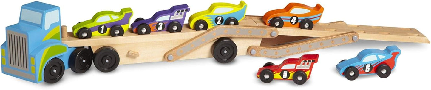 Melissa & Doug Mega Race-Car Carrier