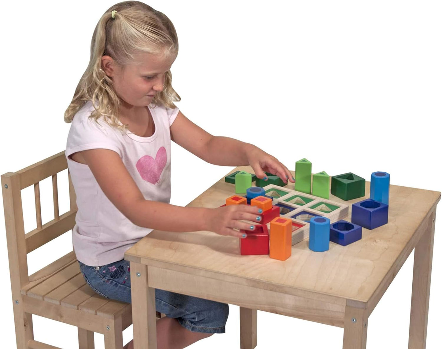 Melissa & Doug Shape Sequence Wooden Sorting Set and Educational Toy