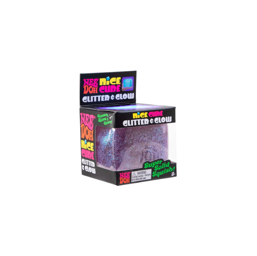 Needoh Glitter & Glow Nice Cube