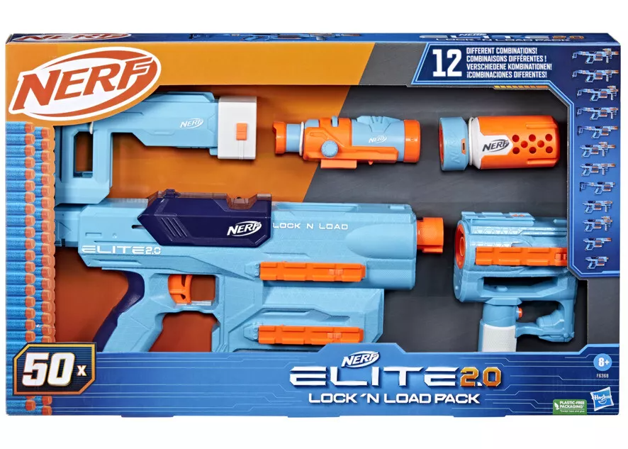 Nerf Elite 2.0 Lock N Load Pack, 1 Nerf Blaster
