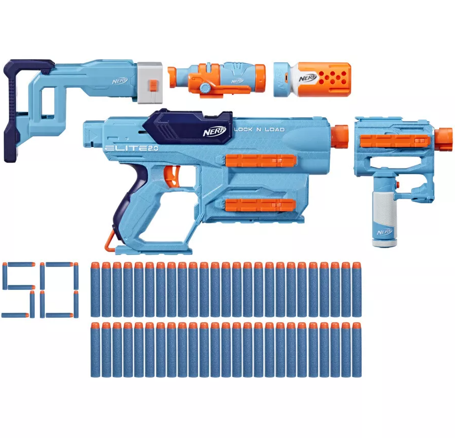 Nerf Elite 2.0 Lock N Load Pack, 1 Nerf Blaster