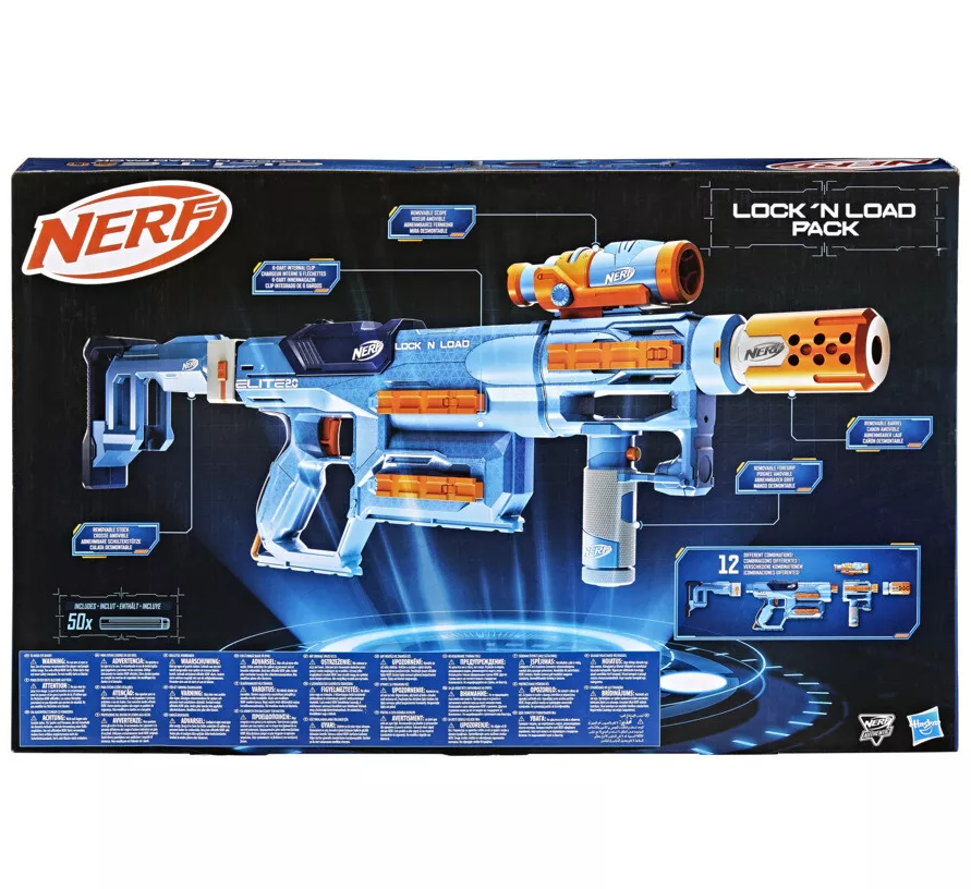 Nerf Elite 2.0 Lock N Load Pack, 1 Nerf Blaster