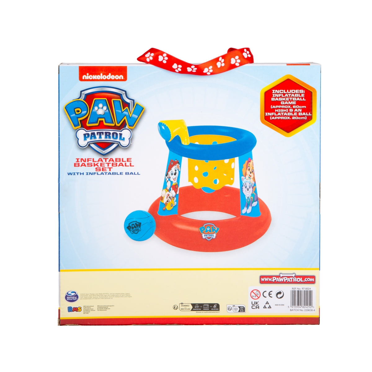 Paw Patrol Inflatable Basketball Game