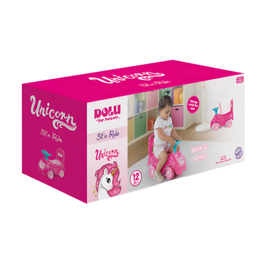 Dolu Sit and Ride - Pink