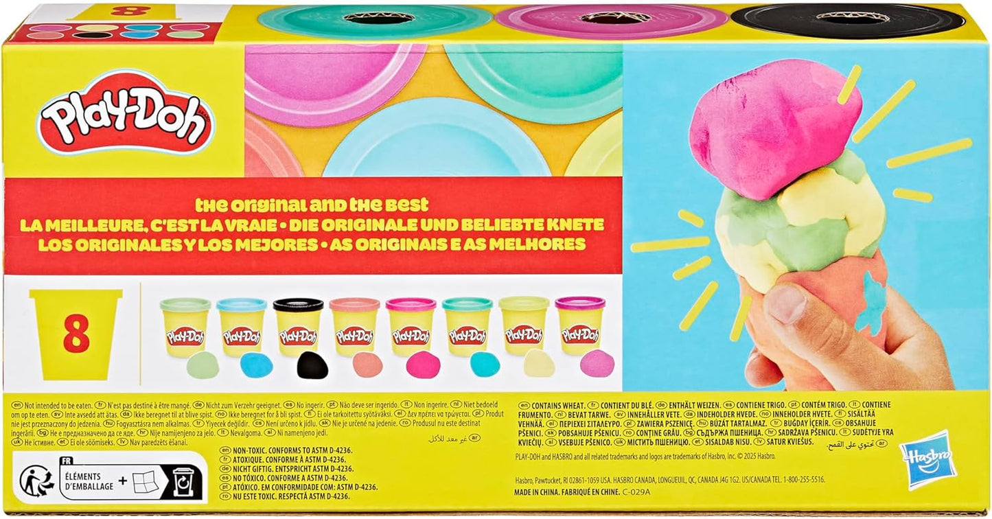 Play-Doh Vibrant Colours Modelling Compound Pack Of 8