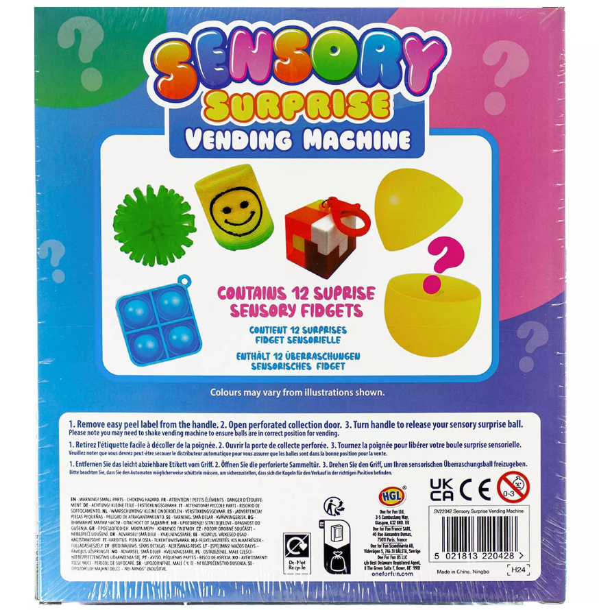 Sensory Surprise Vending Machine Fidget Toy Surprise For Kids Age 3+