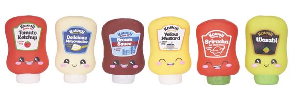 Kawaii Foodiez Squeezy Sauces Assortment