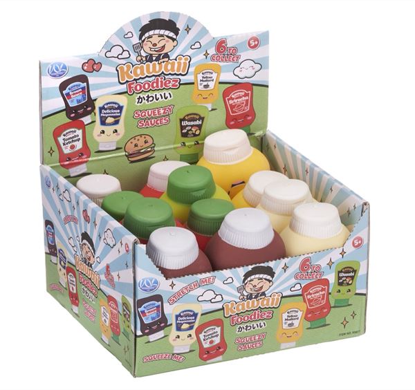 Kawaii Foodiez Squeezy Sauces Assortment
