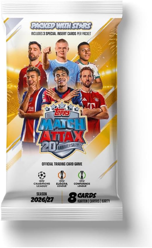 Topps Match Attax 20th Anniversary 2026/27 Trading Cards