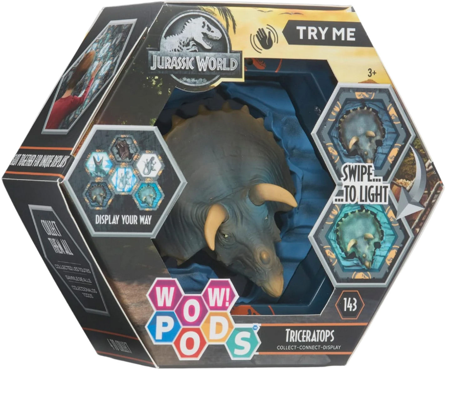 WOW! PODS Jurassic World Dinosaur Triceratops