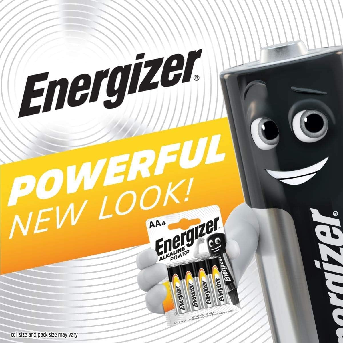 Energizer Alkaline Power AAA Batteries, 4 Pack
