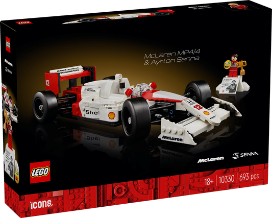 LEGO Icons | McLaren MP4/4 & Ayrton Senna (10330)
