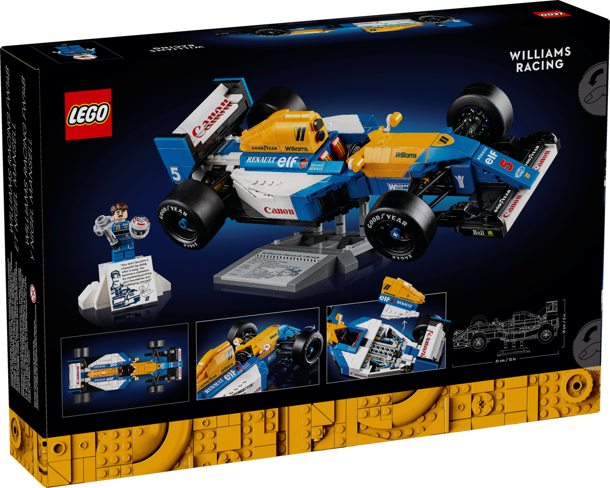 LEGO ICONS: Williams Racing FW14B & Nigel Mansell (10353)
