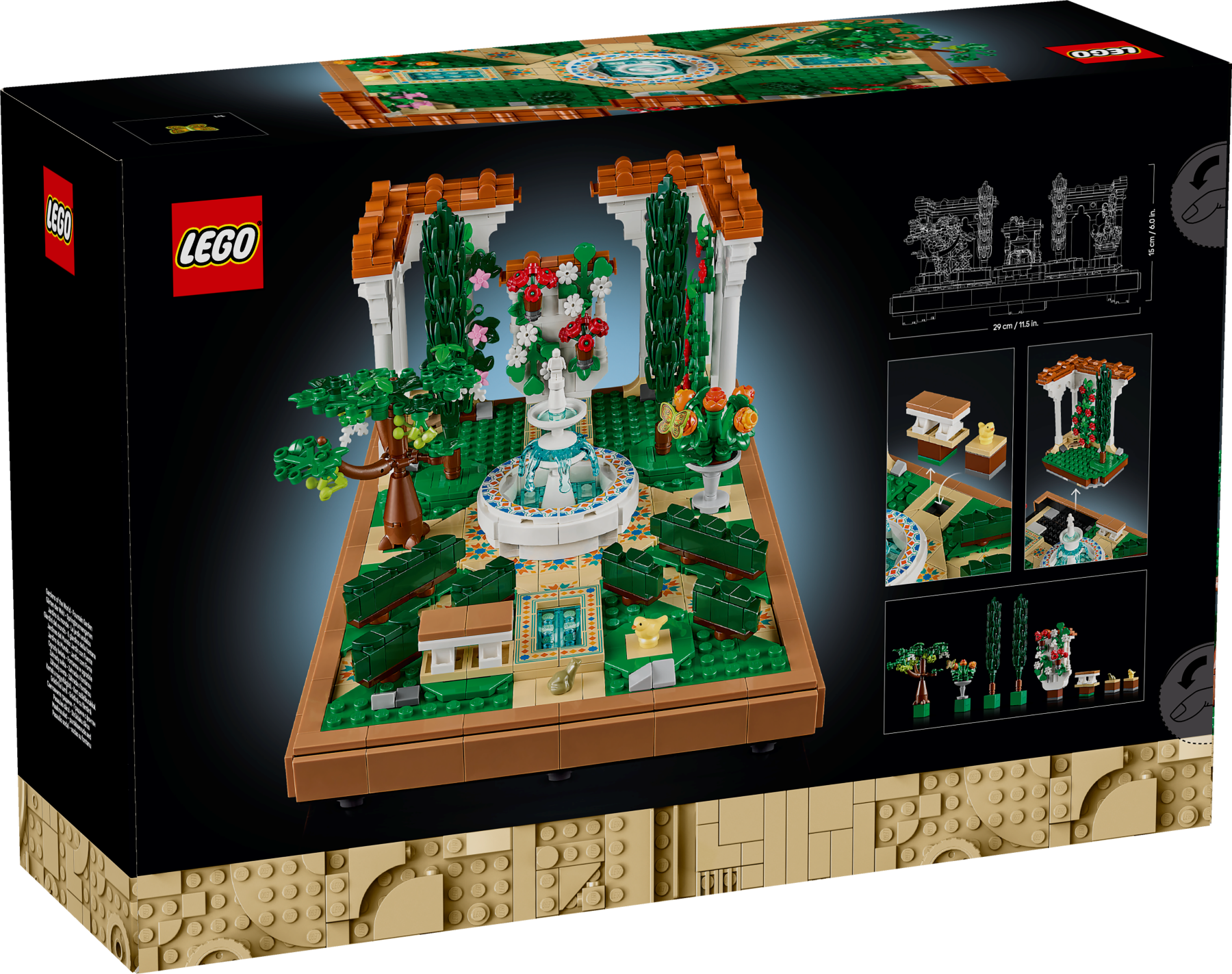 LEGO Fountain Garden 10359 Botanicals 