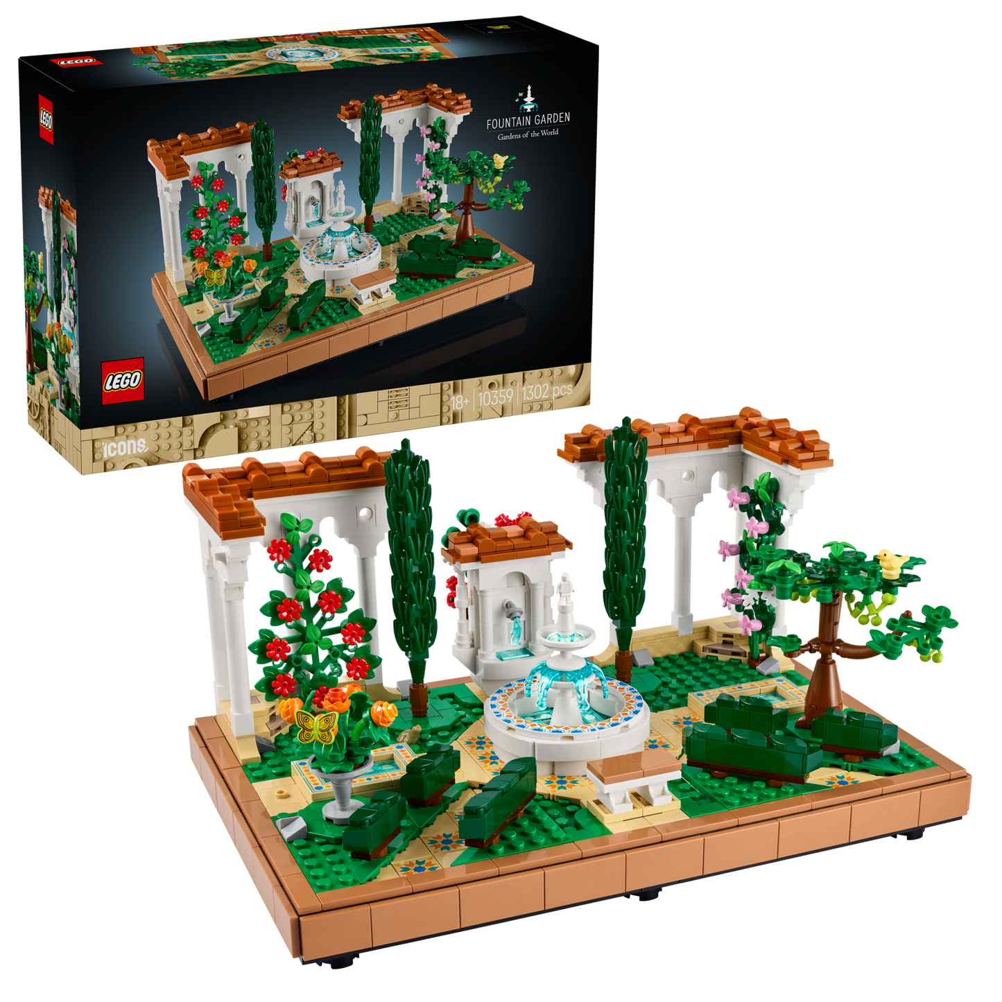 LEGO Fountain Garden 10359 Botanicals 