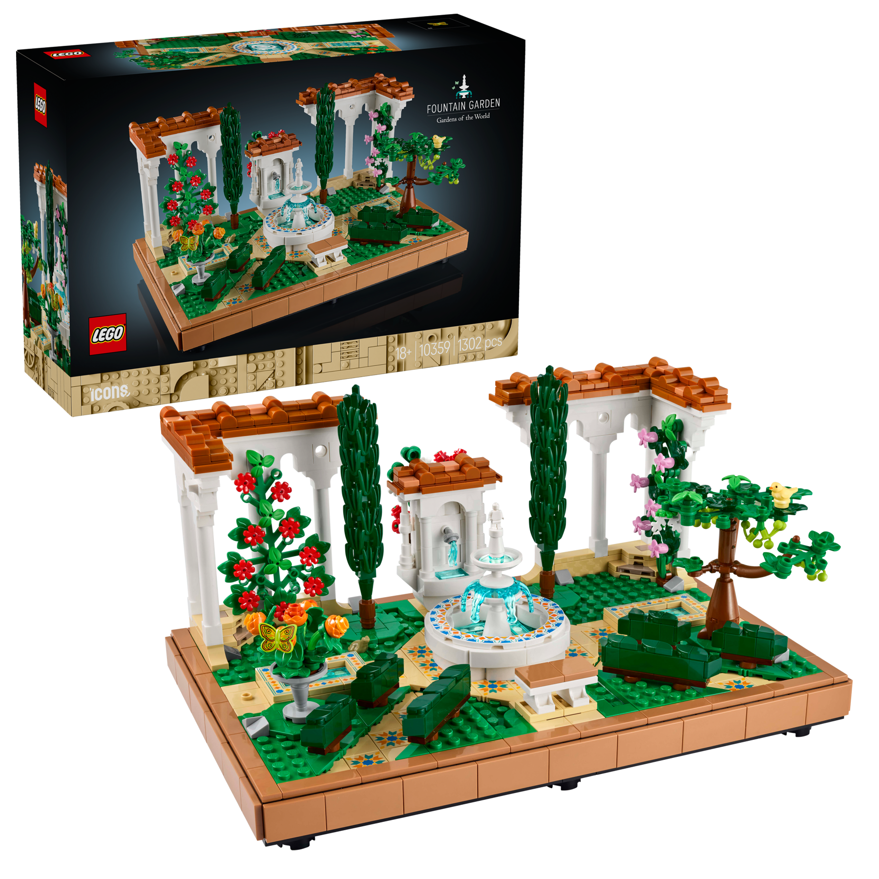 LEGO Fountain Garden 10359 Botanicals 
