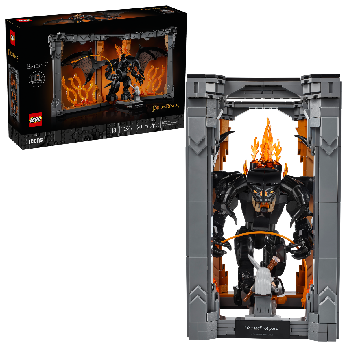 LEGO The Lord of the Rings: Balrog™ Book Nook (10367)
