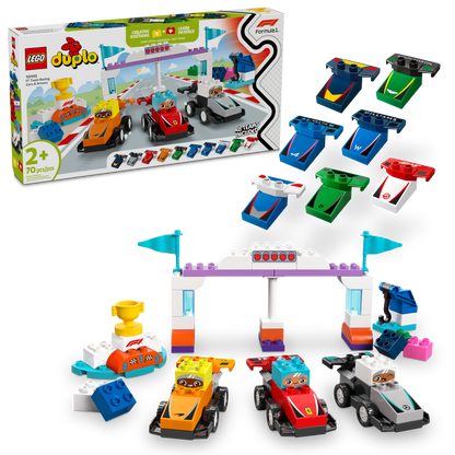 LEGO DUPLO: F1 Team Race Cars & Drivers (10445)