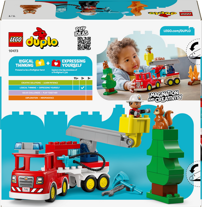 LEGO DUPLO: Fire Engine with Hose and Firefighter (10473)