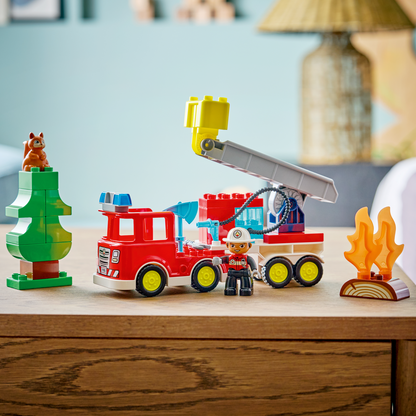 LEGO DUPLO: Fire Engine with Hose and Firefighter (10473)