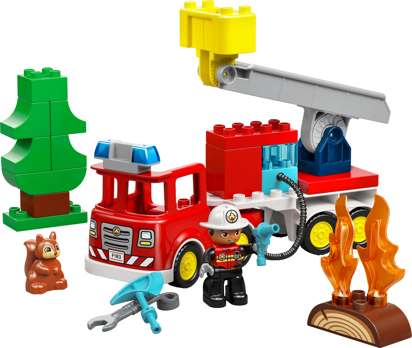 LEGO DUPLO: Fire Engine with Hose and Firefighter (10473)