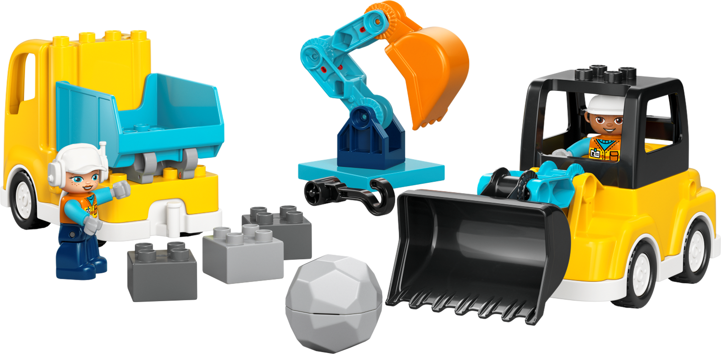LEGO DUPLO: 3 in 1 Construction Vehicles (10475)