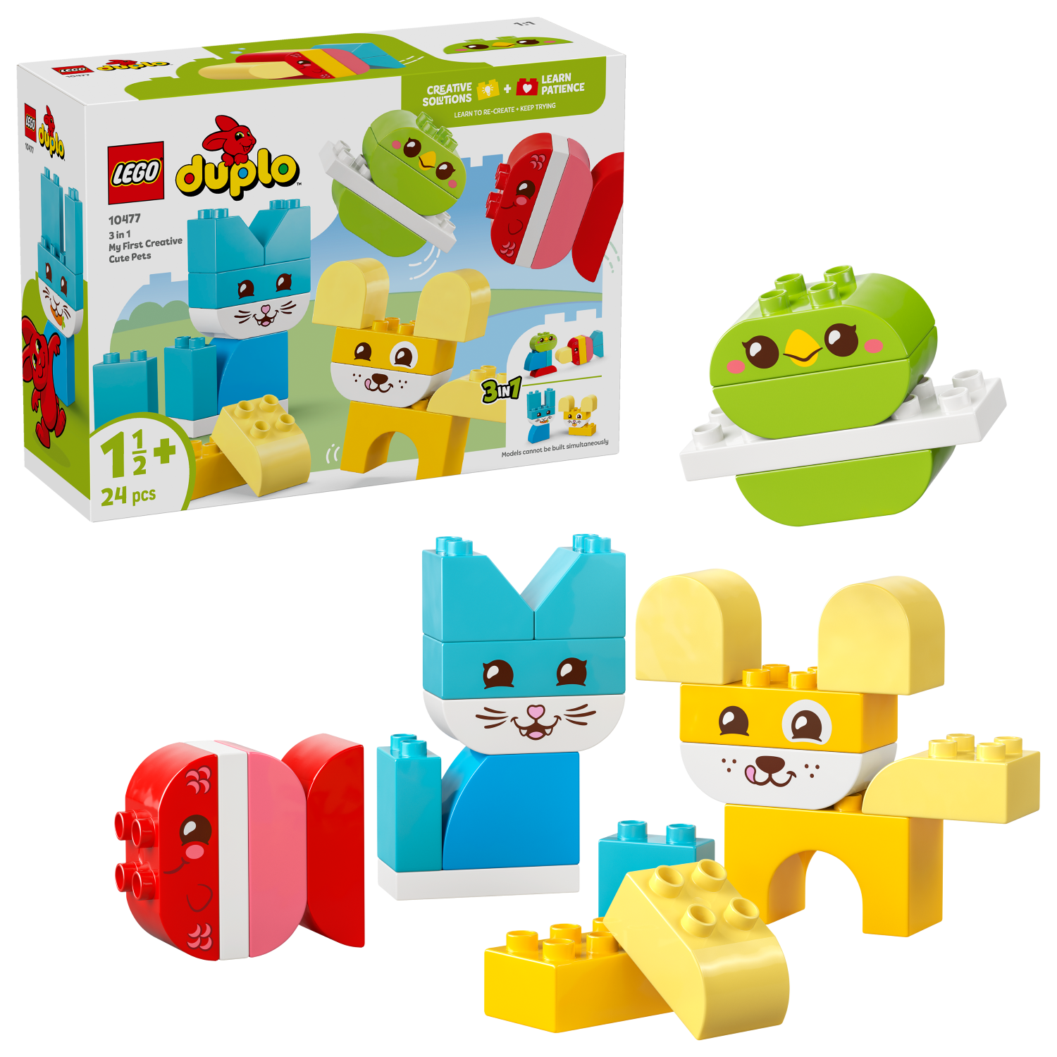 LEGO DUPLO: 3 in 1 Creative Cute Pets (10477)