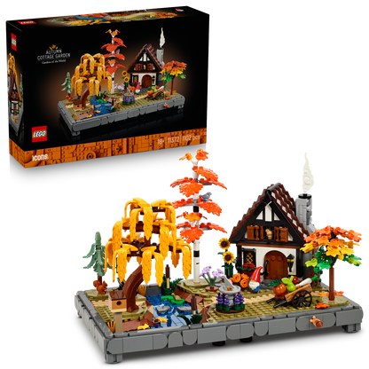 LEGO Icons Autumn Cottage Garden Model Building Kit (11372)