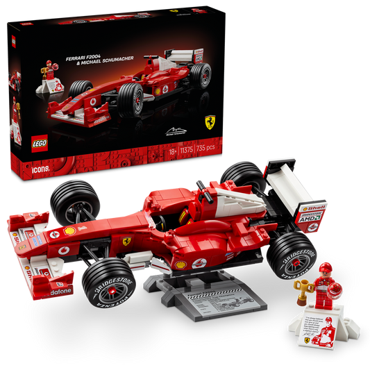 LEGO ICONS F1: Ferrari F2004 & Michael Schumacher (11375)