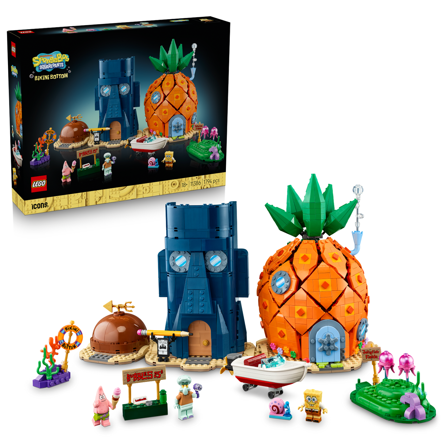 LEGO Icons: SpongeBob SquarePants: Bikini Bottom (11386)