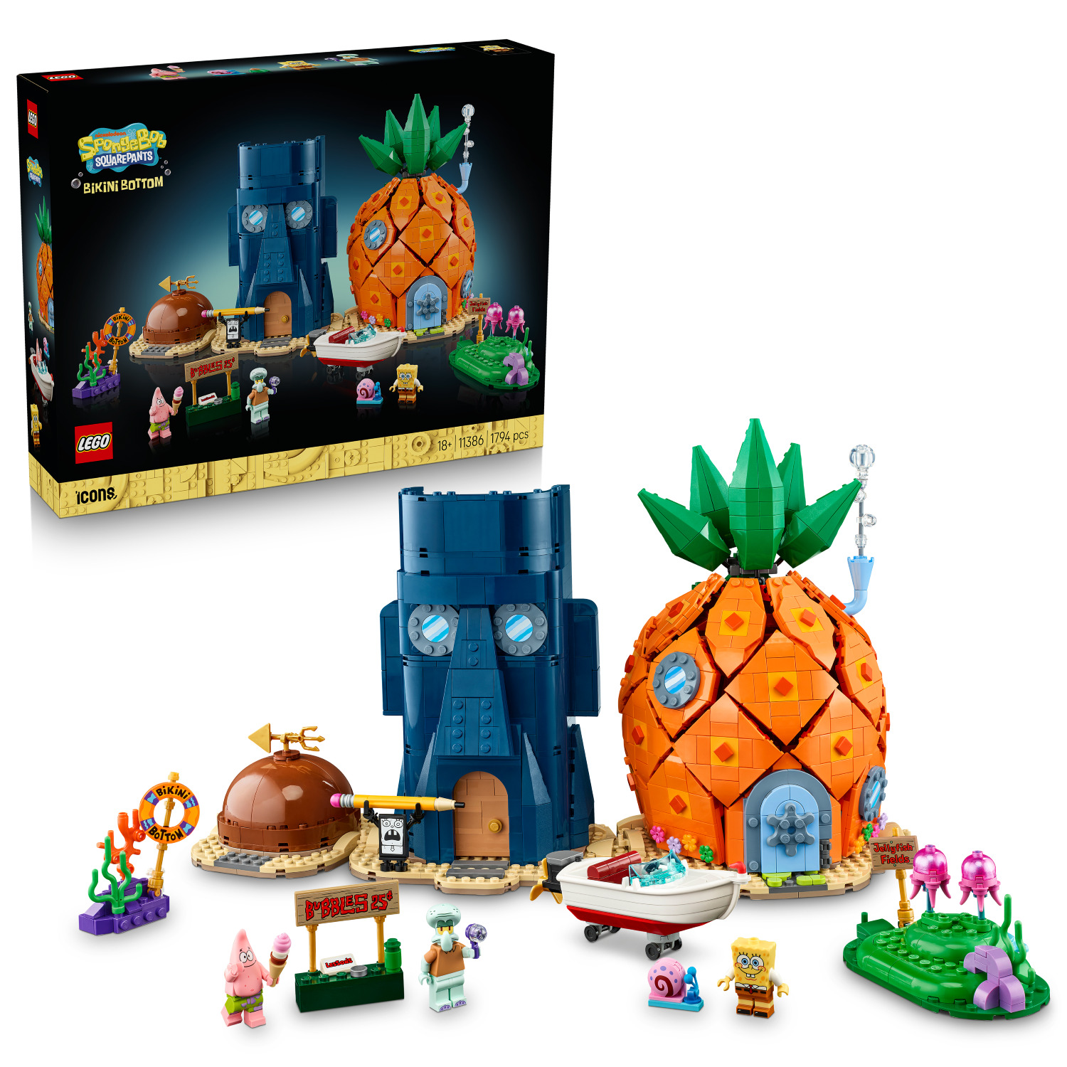 LEGO Icons: SpongeBob SquarePants: Bikini Bottom (11386)