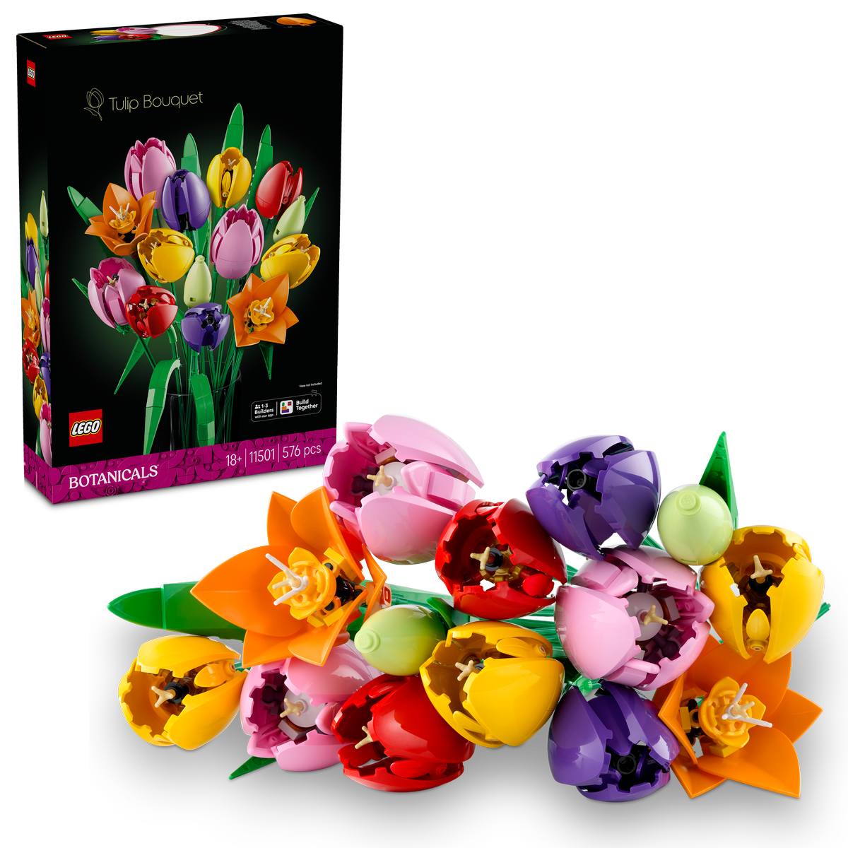 LEGO Botanicals Tulip Bouquet Flower Decor (11501)