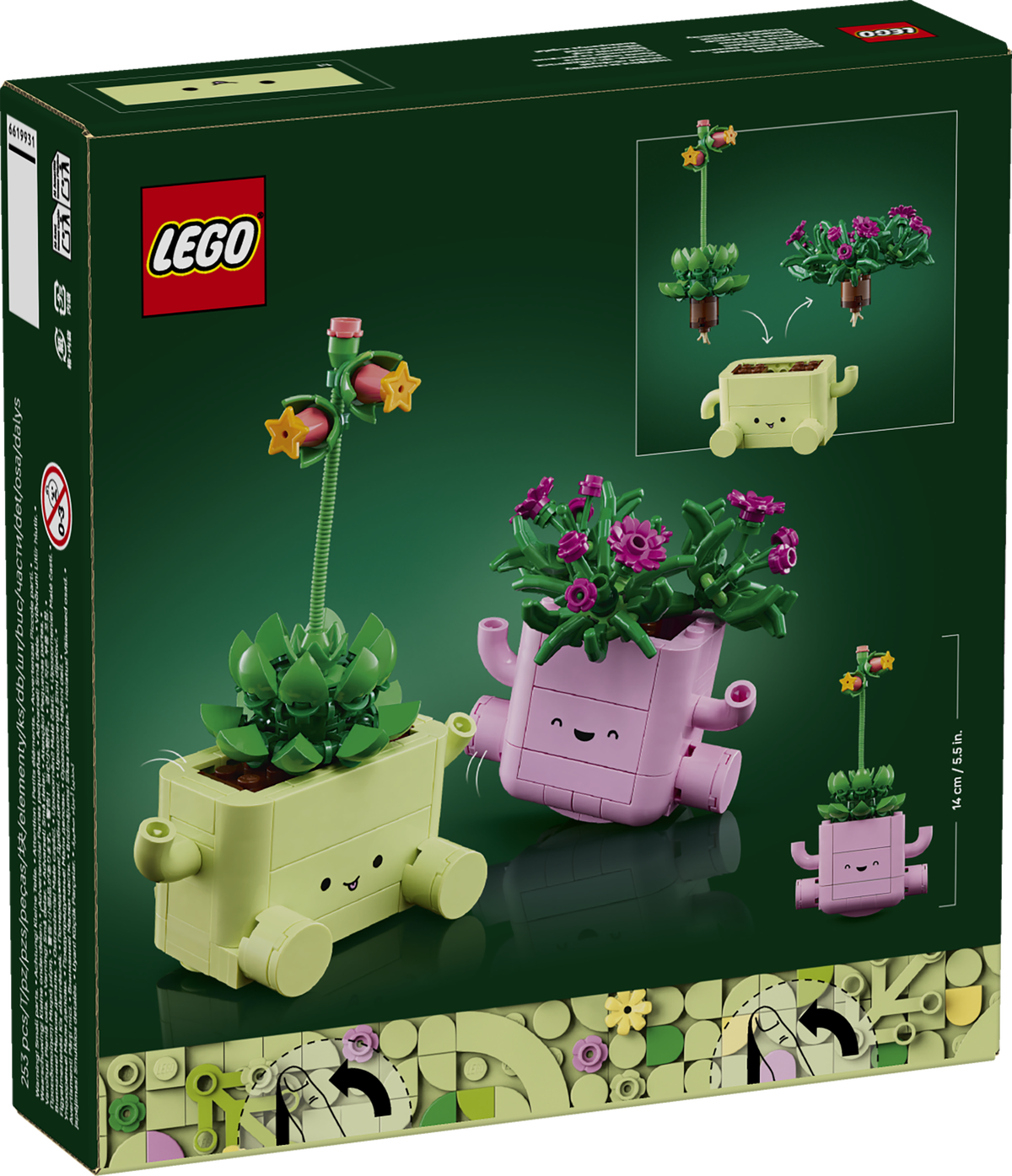 LEGO Botanicals Rocking Plants Artificial Flowers Set (11506)