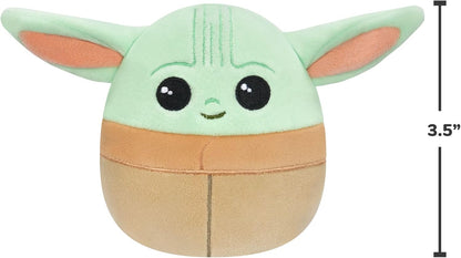 Squishmallows Original Star Wars 12-Inch Mandalorian + 3.5-Inch Grogu Plush (2-Pack)