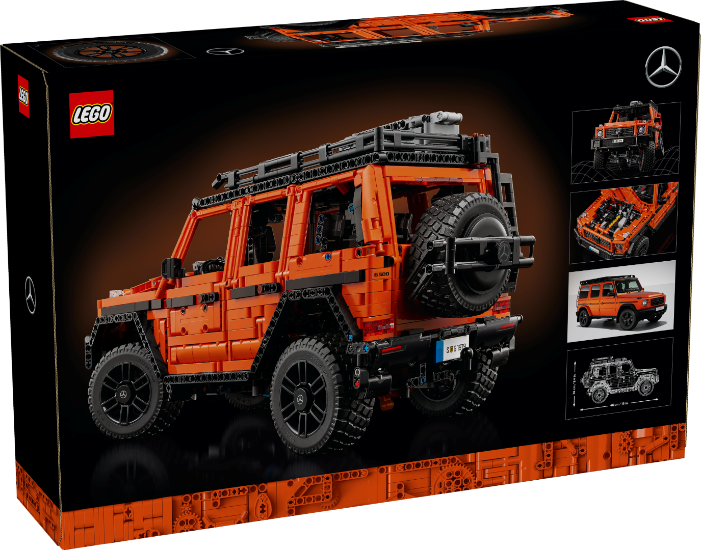 LEGO Mercedes-Benz G 500 PROFESSIONAL Line 42177 Technic back of box