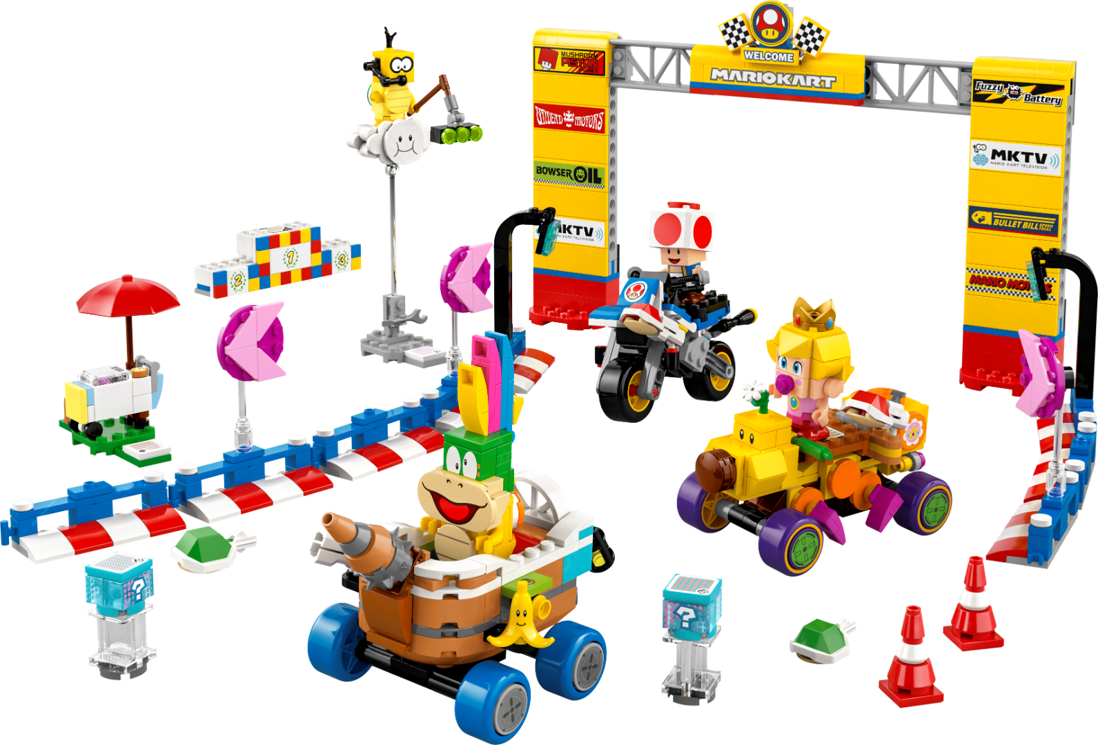 LEGO Mario Kart Baby Peach & Grand Prix Set 72036 Super Mario