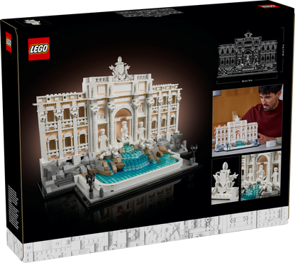 LEGO Trevi Fountain 21062 Architecture back of box image
