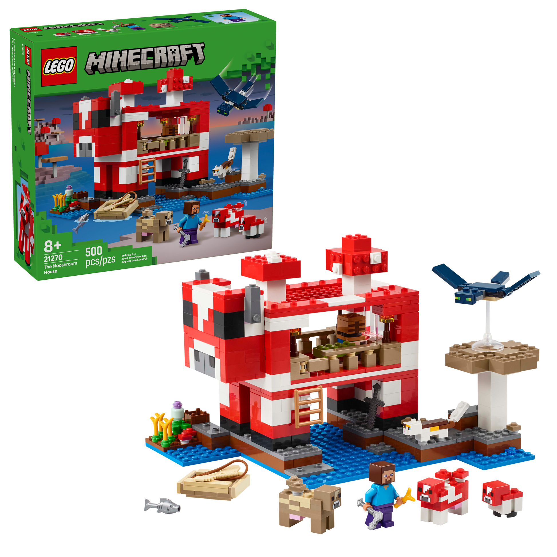 LEGO Mooshroom House 21270 Minecraft