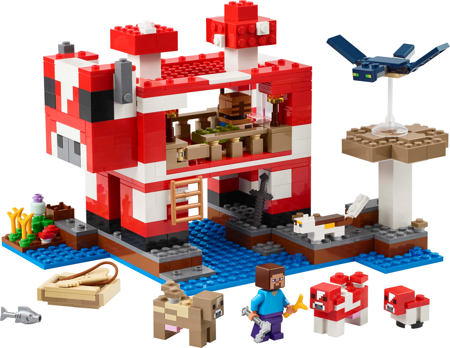 LEGO Mooshroom House 21270 Minecraft