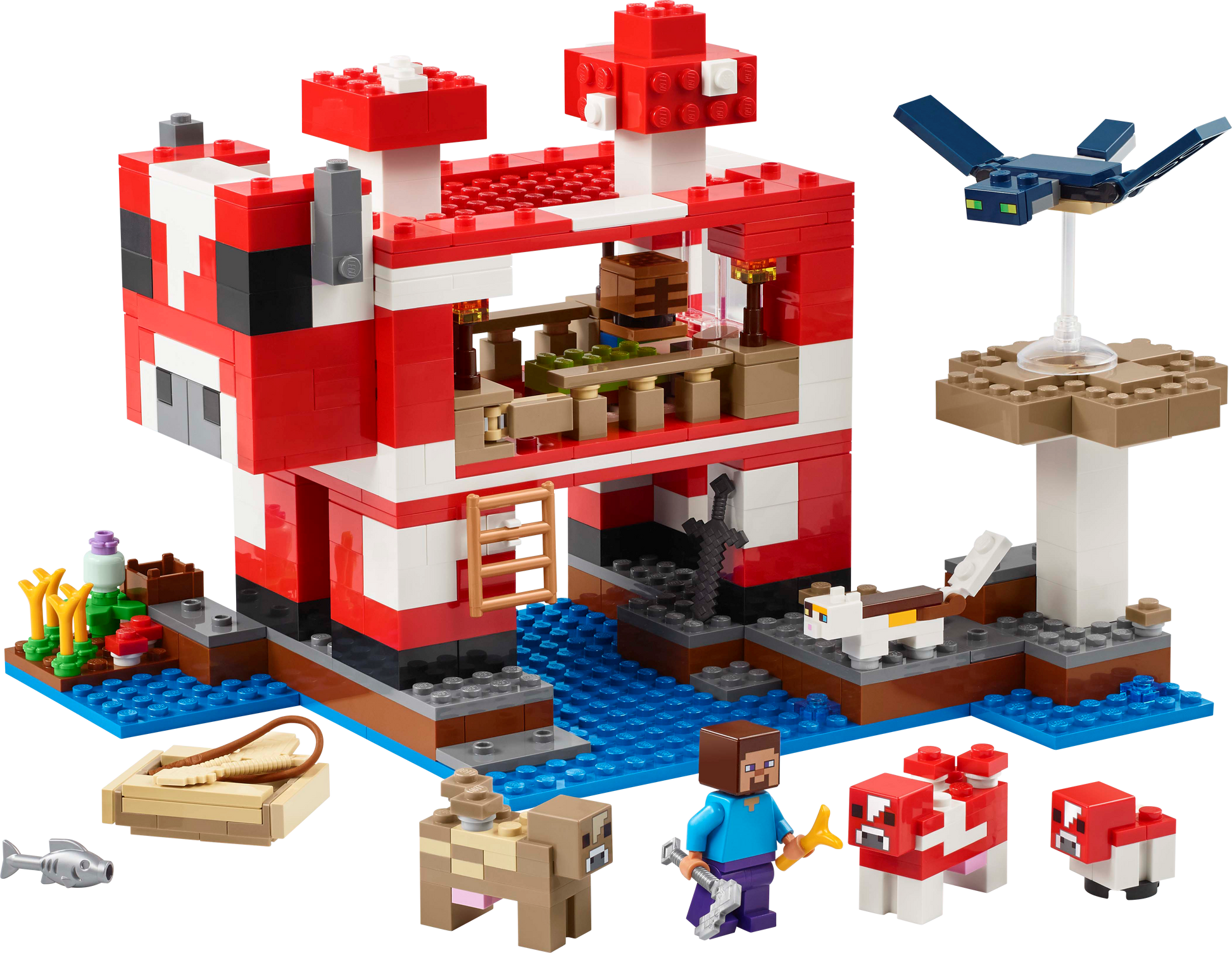 LEGO Mooshroom House 21270 Minecraft