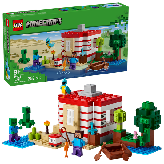 LEGO Minecraft | The TNT Jungle House (21275)