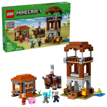 LEGO Minecraft | The Pillager Outpost and Ravager (21278)