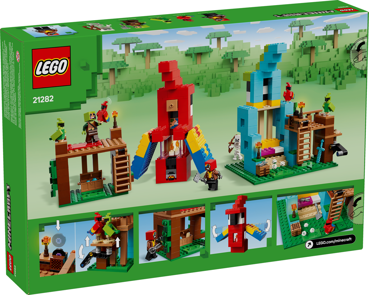 LEGO Minecraft: The Parrot Houses (21282)